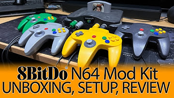 8BitDo Nintendo N64 Controller Mod Kit Product Unboxing, Set-up, Testing & Review
