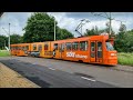 Trajectvideo vanuit de HTM GTL8 3116 SIXT share | tramlijn 1 | Scheveningen Noord - Delft Tanthof vv