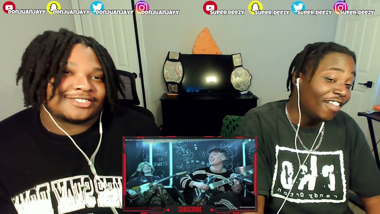 WHO SHREDS BETTER??? BLOODLINE Reacts to Ren and Liv song 2: Bless my Soul / Love Music