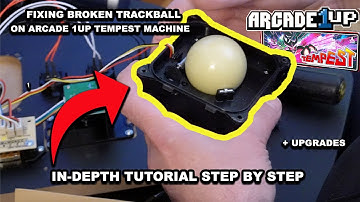 FIXING THE BROKEN TRACKBALL ON MY ATARI ARCADE ONE UP TEMPEST MACHINE | +THUNDERSTICK UPGRADE