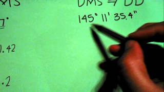 DD to DMS