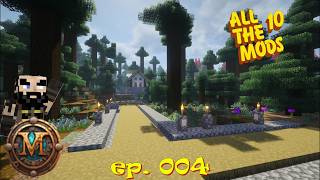 Minecraft with Mhorgrimm - ATM10 - ep.004 - Plotting Out Our First Tower