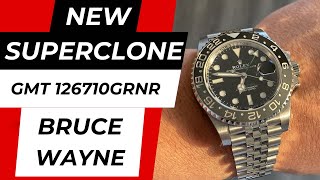 NEUHEIT Rolex GMT 126710GRNR 'BRUCE WAYNE'