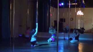 Massive Attack - Paradise Circus Beginner Pole Dance Routine 10-14-13