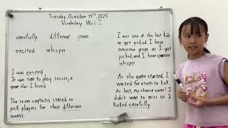Nguyệt_14\/10\/2025 _Acellus G2_Language Art_ bài 02: Vocabulary World I