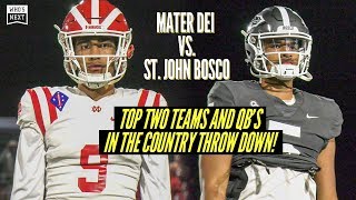 Mater Dei vs. St. John Bosco 2019  BATTLE of the country's TOP TWO teams and QB's!