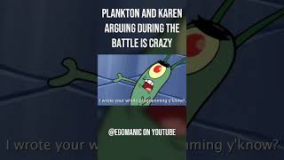 Plankton And Karen Arguing During The Rap Battle  Ego Rap Battles spongebob vivziepop rapbattle