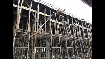 Kho Tư liệu Xây dựng - Cấu tạo cốp pha dầm sàn bằng cây chống tre và gỗ tự nhiên