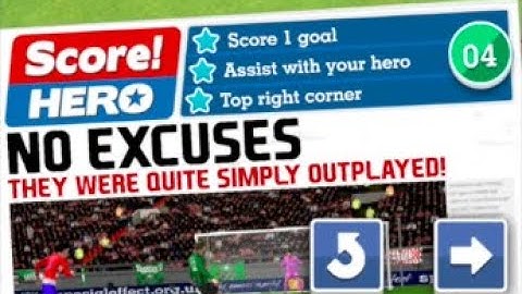 Score Hero TEAM HERO November 2020 Level 4 (3 Stars) Walkthrough