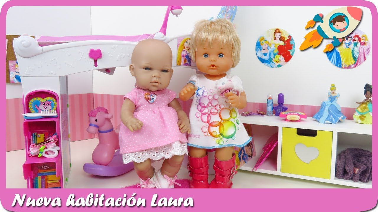 Nenuco Laura ESTRENA NUEVA HABITACIÓN ¡Bebé Lucía y el hámster! Historias Mundo Juguetes - YouTube