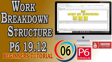How to Create Work Breakdown Structure | Primavera P6 | 19.12 | Beginners Tutorial