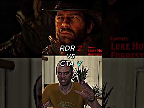 GTA V vs RDR 2 #shorts