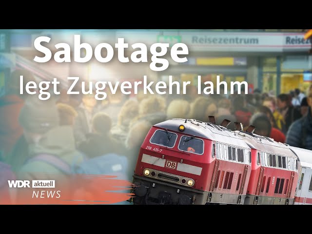 aktuell - Sabotage auf die Deutsche Bahn