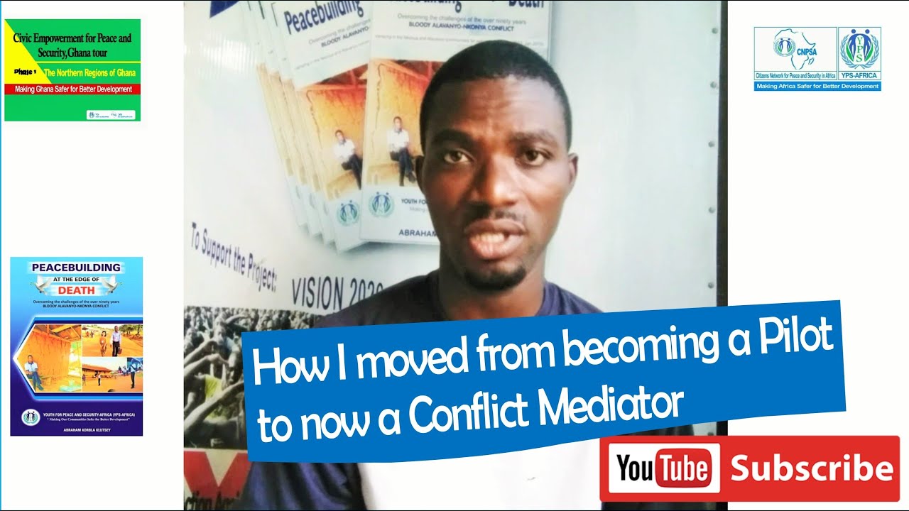 How I moved from becoming a Pilot to now a Conflict Mediator | Be a hero of  change in Africa | Ep 2