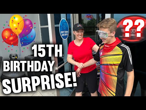 David's Huge 15th Birthday Surprise!