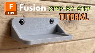 Fusion Tutorial for Beginners, Students, and CAD Teachers - 3D Printed Utility Shelf