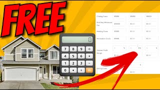 Free Max Allowable Offer Calculator | Real Estate Investment Calculator