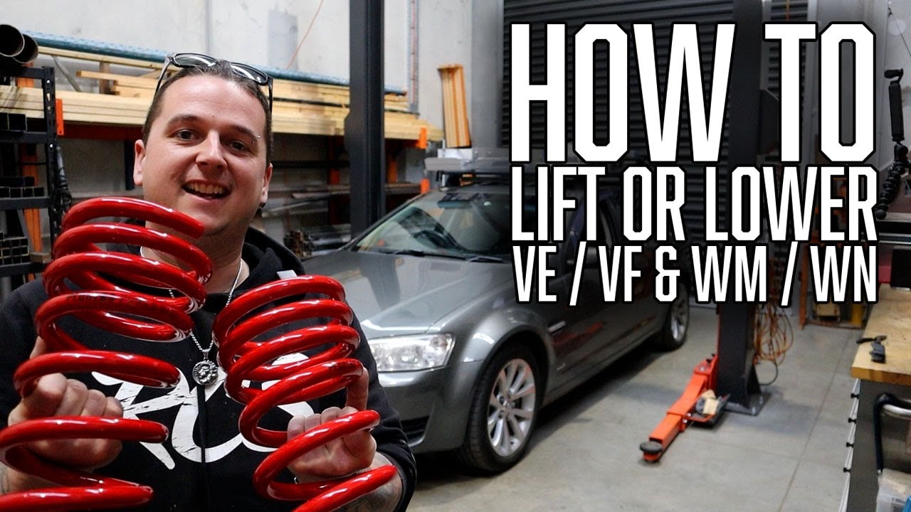 How to Change Rear Springs VE, VF and WN YouTube