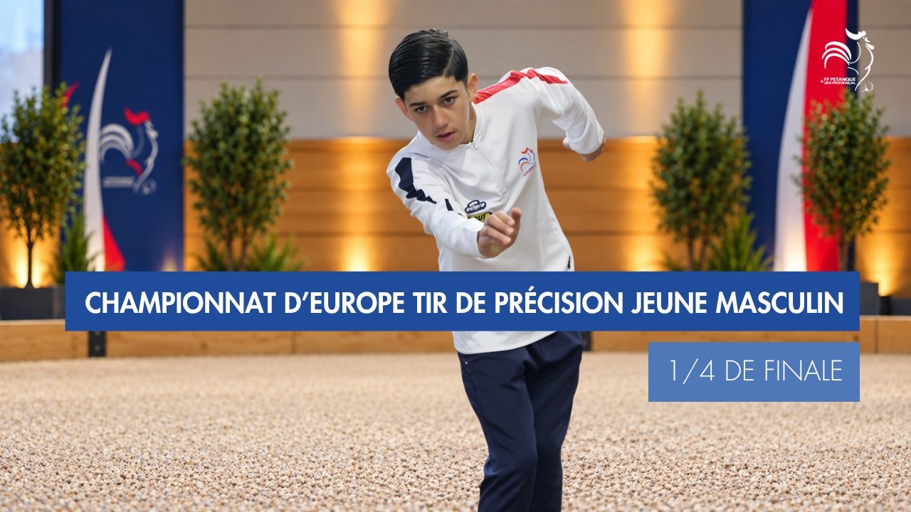 Miniature : Europe Jeune Masculin - 1/4 de finale tir de Précision