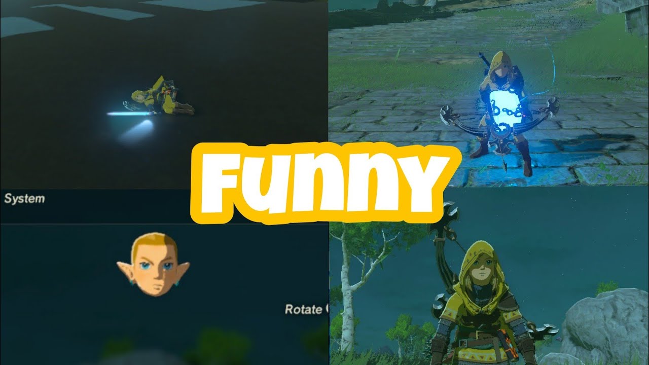 Top 8 FUNNIEST glitches in BotW YouTube