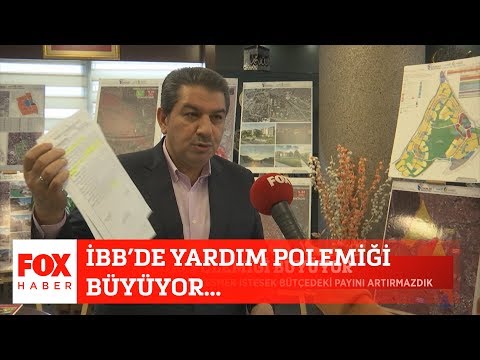 İBB'de yardım polemiği