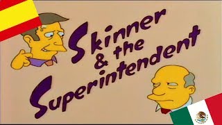 Steamed hams but Skinner family is Spanish and Chalmers is from Mexico