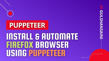 Puppeteer install and run firefox browser programmatically