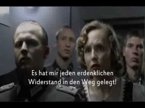 The Downfall Famous Bunker Scene With German Subtitles