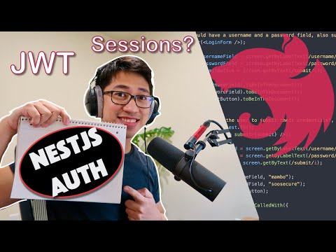 NestJS Authentication: JWTs, Sessions, logins, and more! | NestJS PassportJS Tutorial