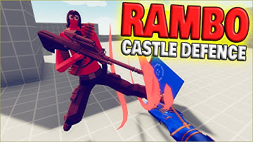 RAMBO: Castle Defense Survival🔫 vs Every Faction + Bonus - TABS Unit Creator Update