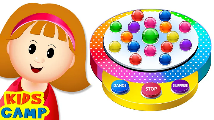 Learn Colors with Dancing Colorful Balls | Finger Family Song | Kidscamp Nursery Rhymes