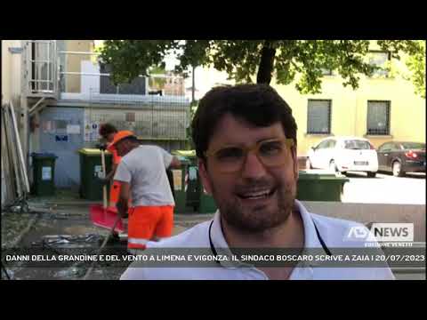 DANNI DELLA GRANDINE E DEL VENTO A LIMENA E VIGONZA: IL SINDACO BOSCARO SCRIVE A ZAIA | 20/07/2023