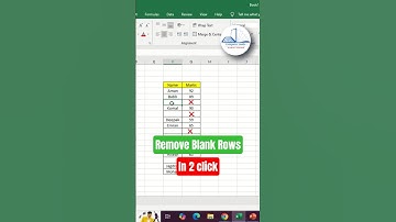 Remove Blank Rows in Excel | Delete Blank Rows in 2 Clicks 🔥 Excel Tips & Tricks