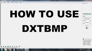 How to use DXTBMP