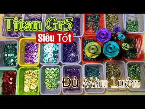 Video Tăng Ca Làm Đơn Sỉ Titan Gr5 Cho Kịp Đơn Khách | Sỉ Lẽ... - youtube