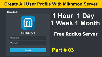 Create All User Profile With Mikhmon V3 Hotspot Web Server Part # 03