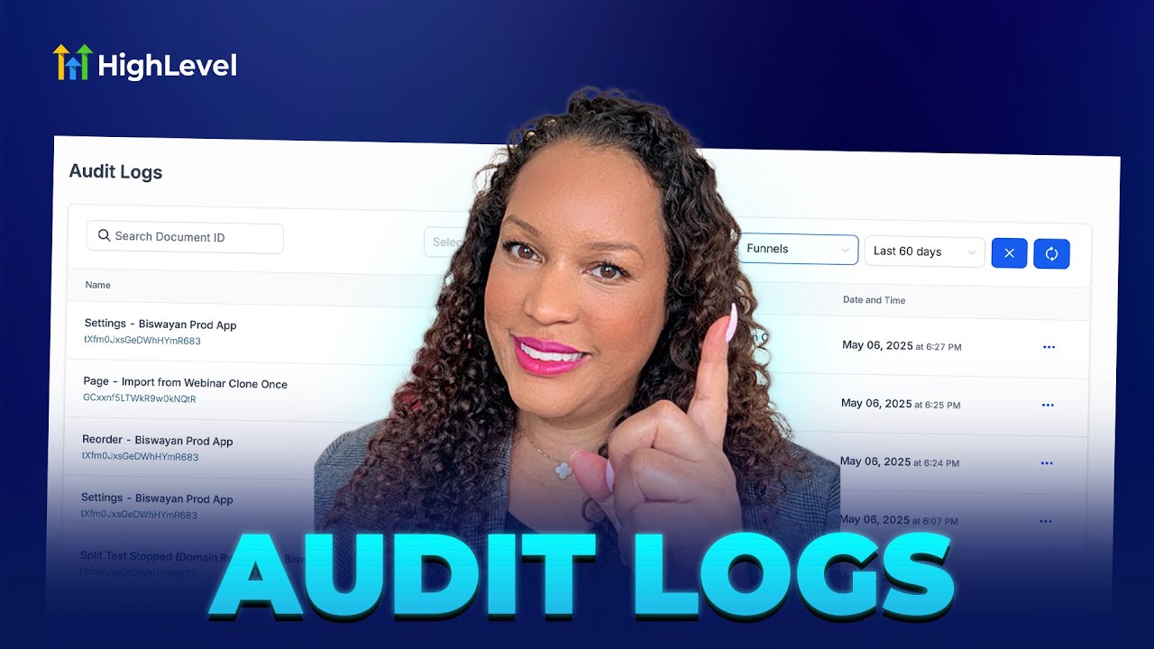 How to Use Audit Logs to Monitor User Actions on HighLevel
