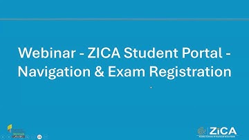 Student Portal Navigation and Exam Registration