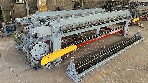 Automatic hexagonal metal wire mesh weaving machine#india #machine