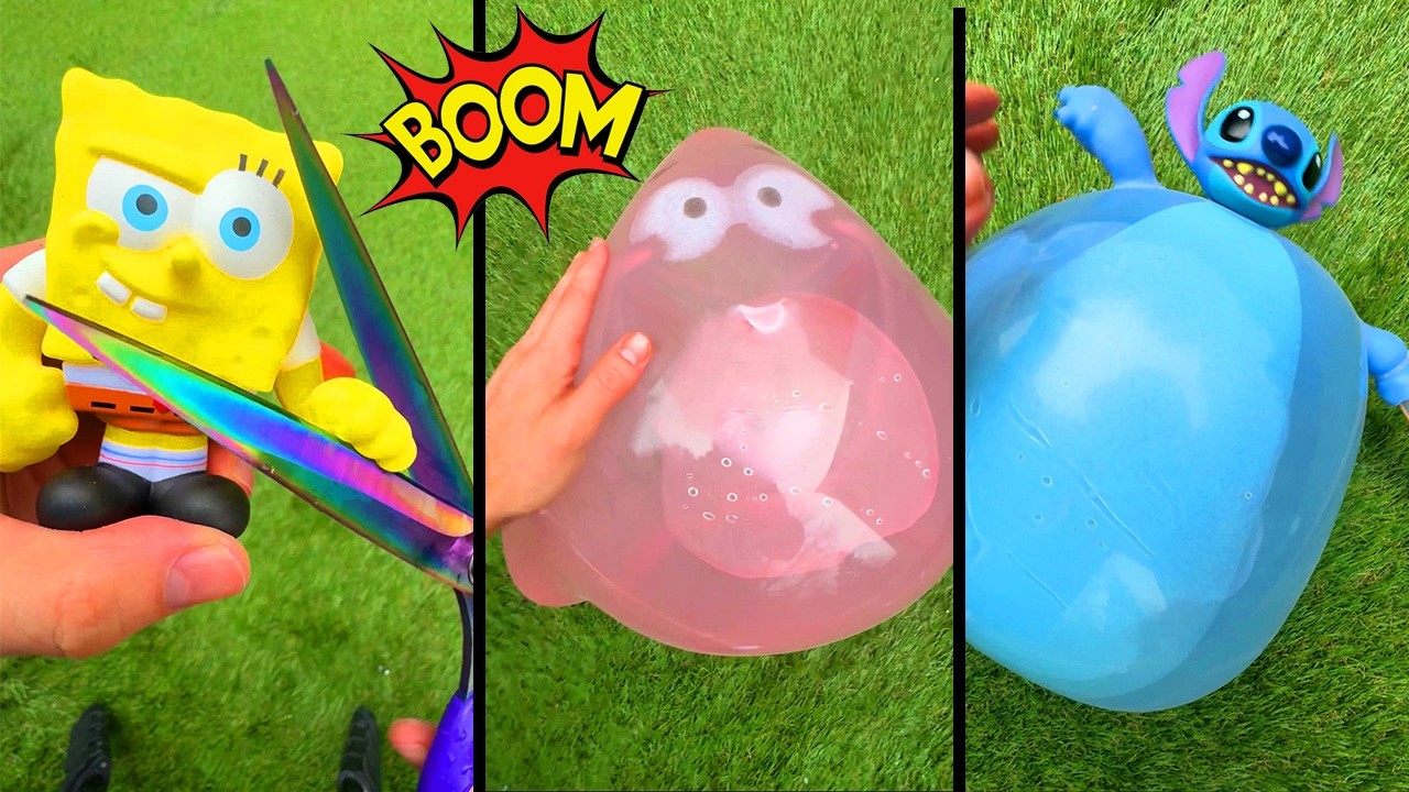 Inflating Famous Toys Until They Pop!💥 (Satisfying)