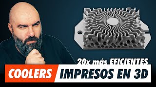 Intercambiadores Impresos con Láser. Metal con Forma Orgánica
