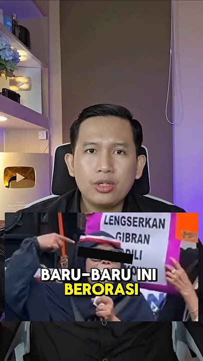 Ibu Tarwiyah Orasi Didepan Gedung DPR, Ingin Lengserkan Gibran