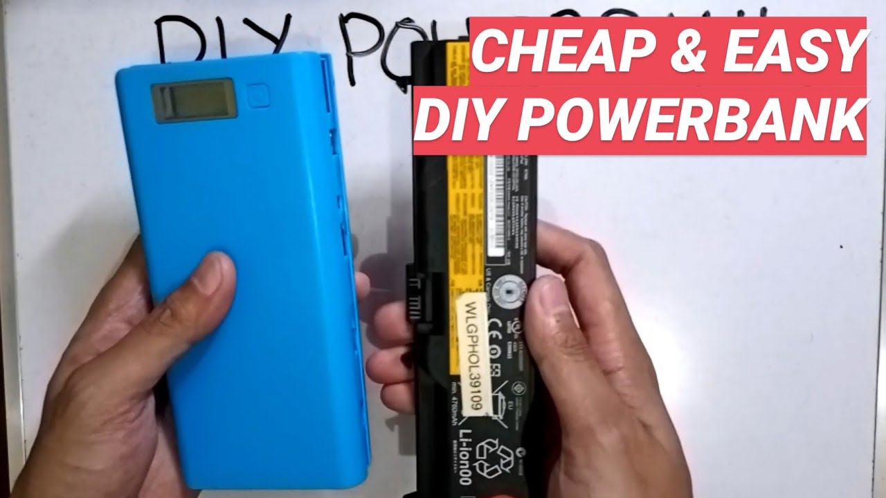 How to make cheap 20000mah power bank DIY powerbank for only 200pesos
