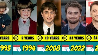 Evolution: Harry Potter From 1990 to 2024 - Daniel Radcliffe Evolution Net Worth