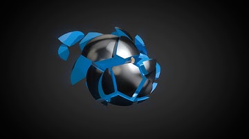 Custom Video Intro - Logo Stinger - Ball Fracture