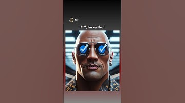 Dwayne Gets Verified ✅ #chatgpt #ai #aiart