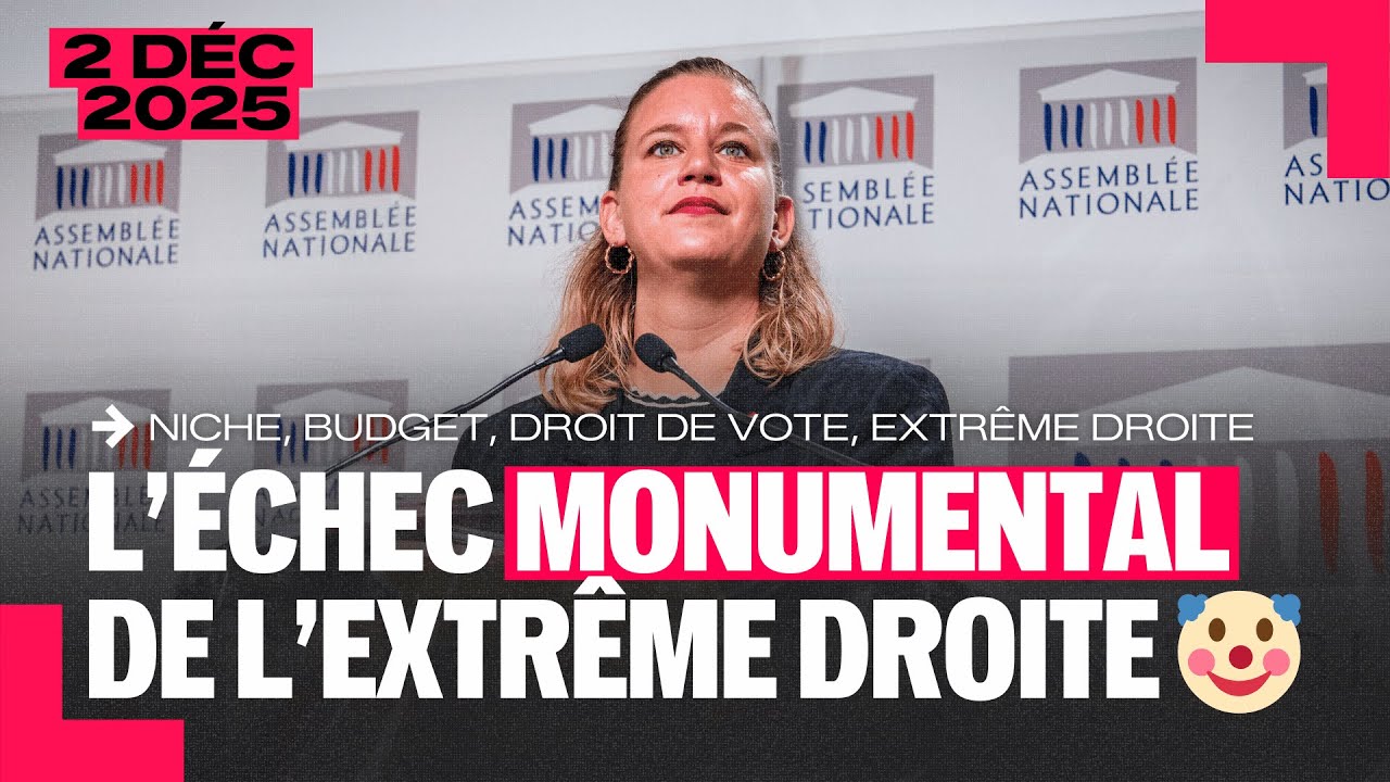L'Échec monumental de l'extrême droite 🤡 | Point Presse du 2 décembre 2025