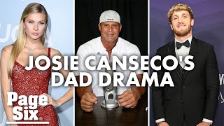 Josie Canseco cuts off dad Jose over ‘embarrassing’ Twitter feud with Logan Paul | Page Six News