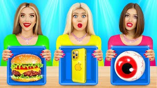 تحدي الصندوق الغامض تخمين طعام وشراب غريب وتناوله آخر من يتوقف يفوز Youtube
