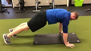 Push-Up Position w/ Hip Flexion